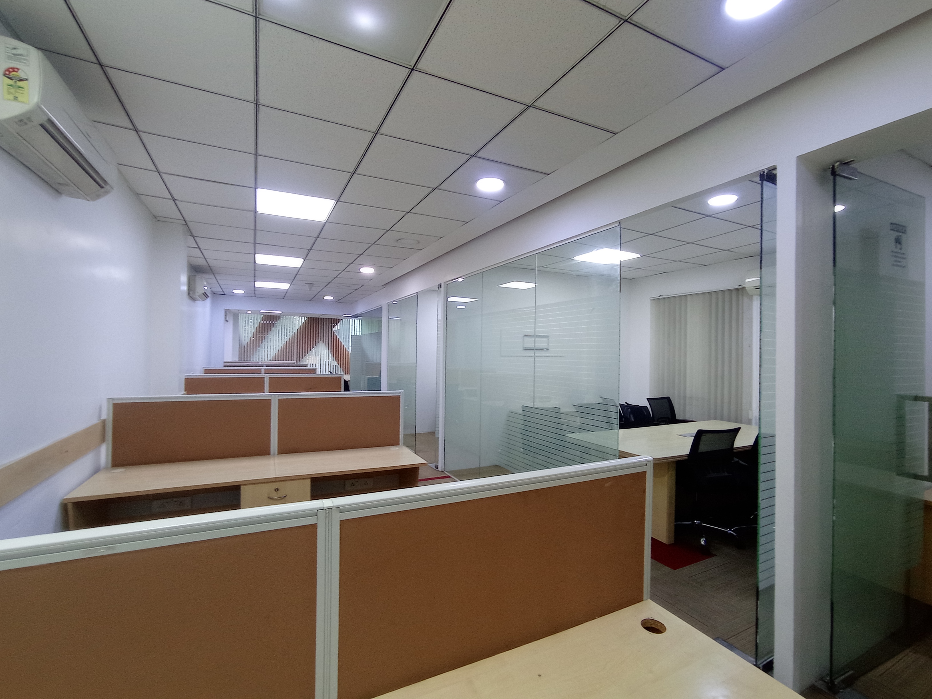 Fully Furnished space with plug n play facility on 18m road