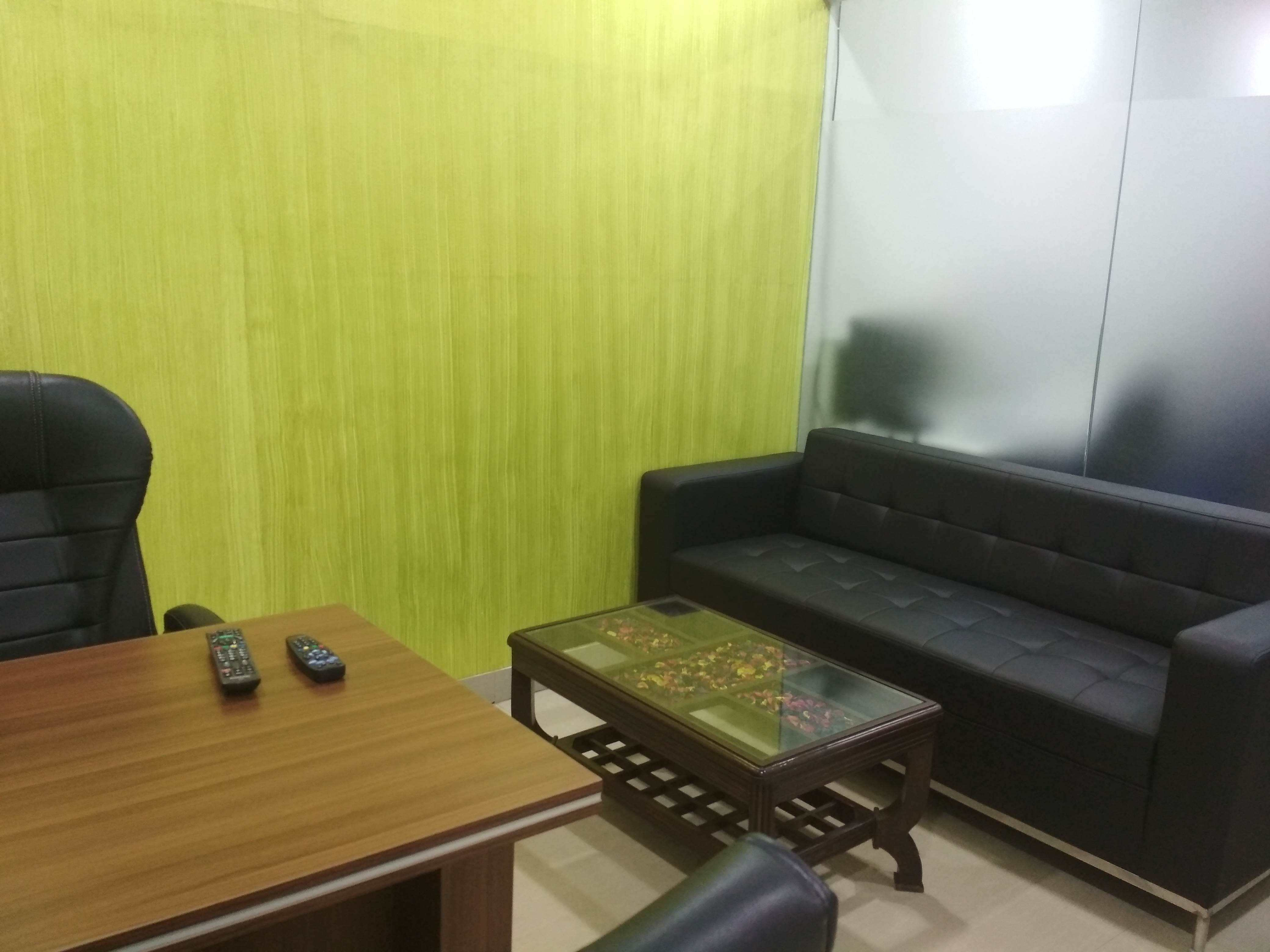 Fully Furnished space with plug n play facility on 18m road